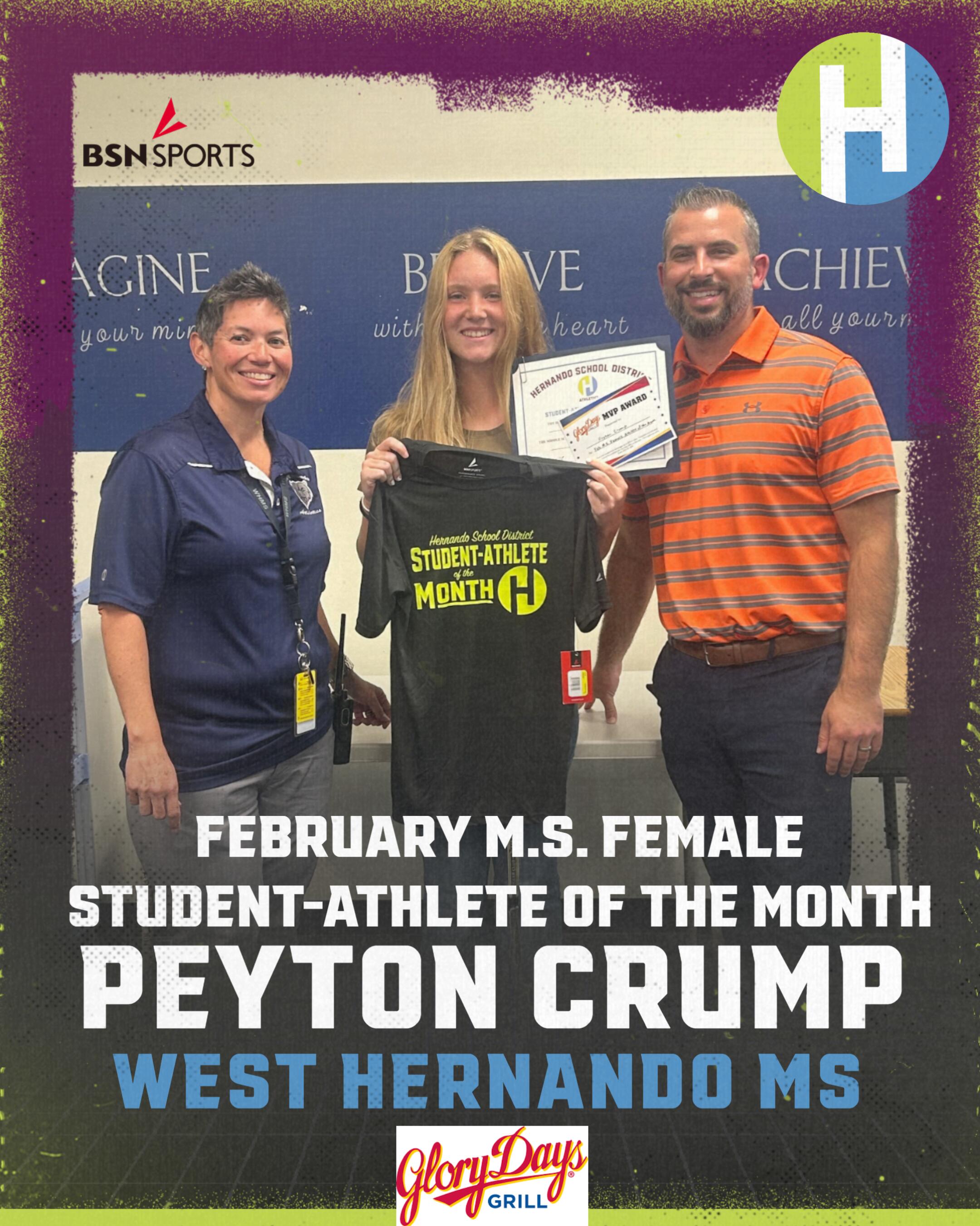 February MS Female Athlete of the Month