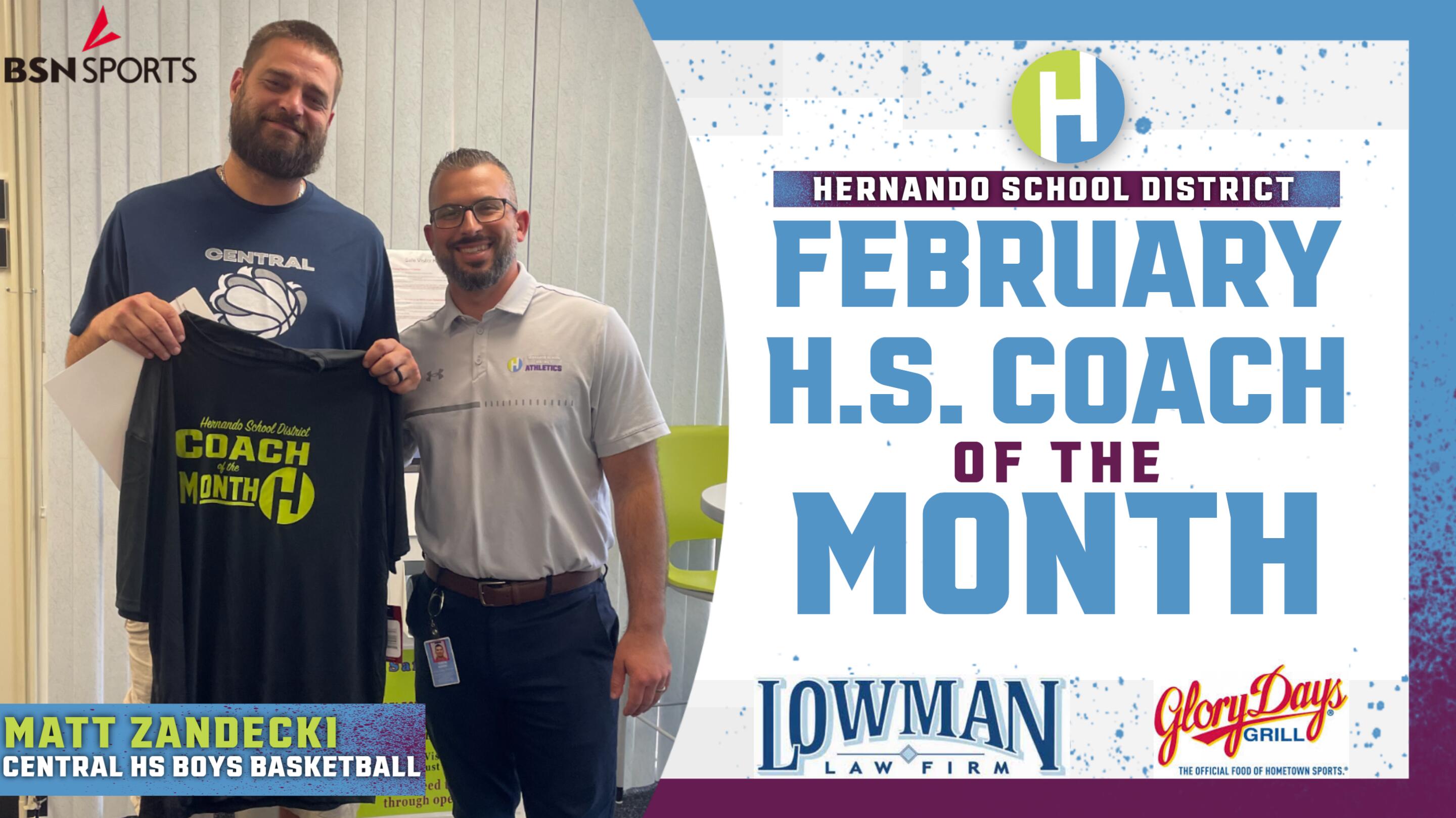 February HS Coach of the Month
