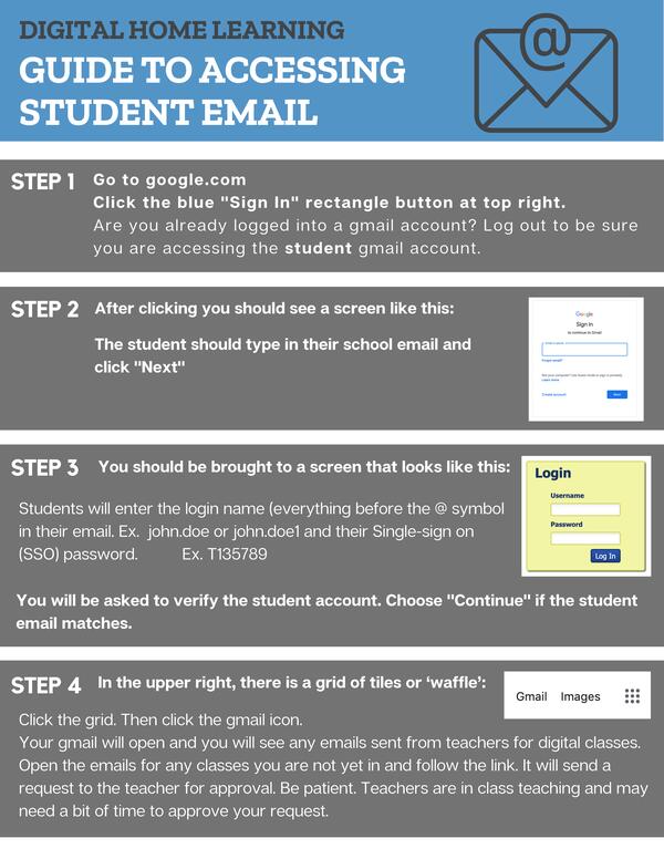 Guide to Accessing Student Email
