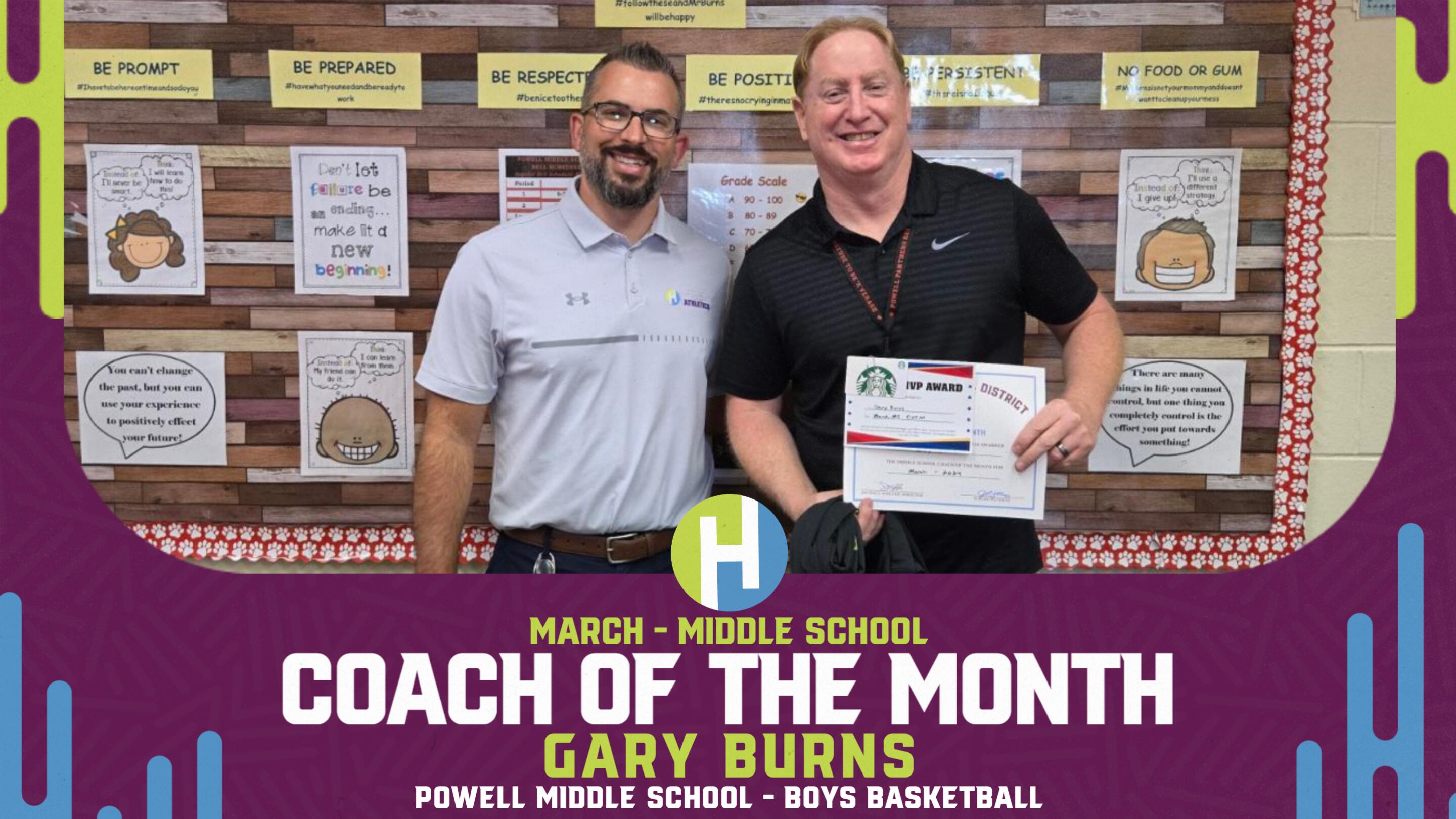 February MS Coach of the Month