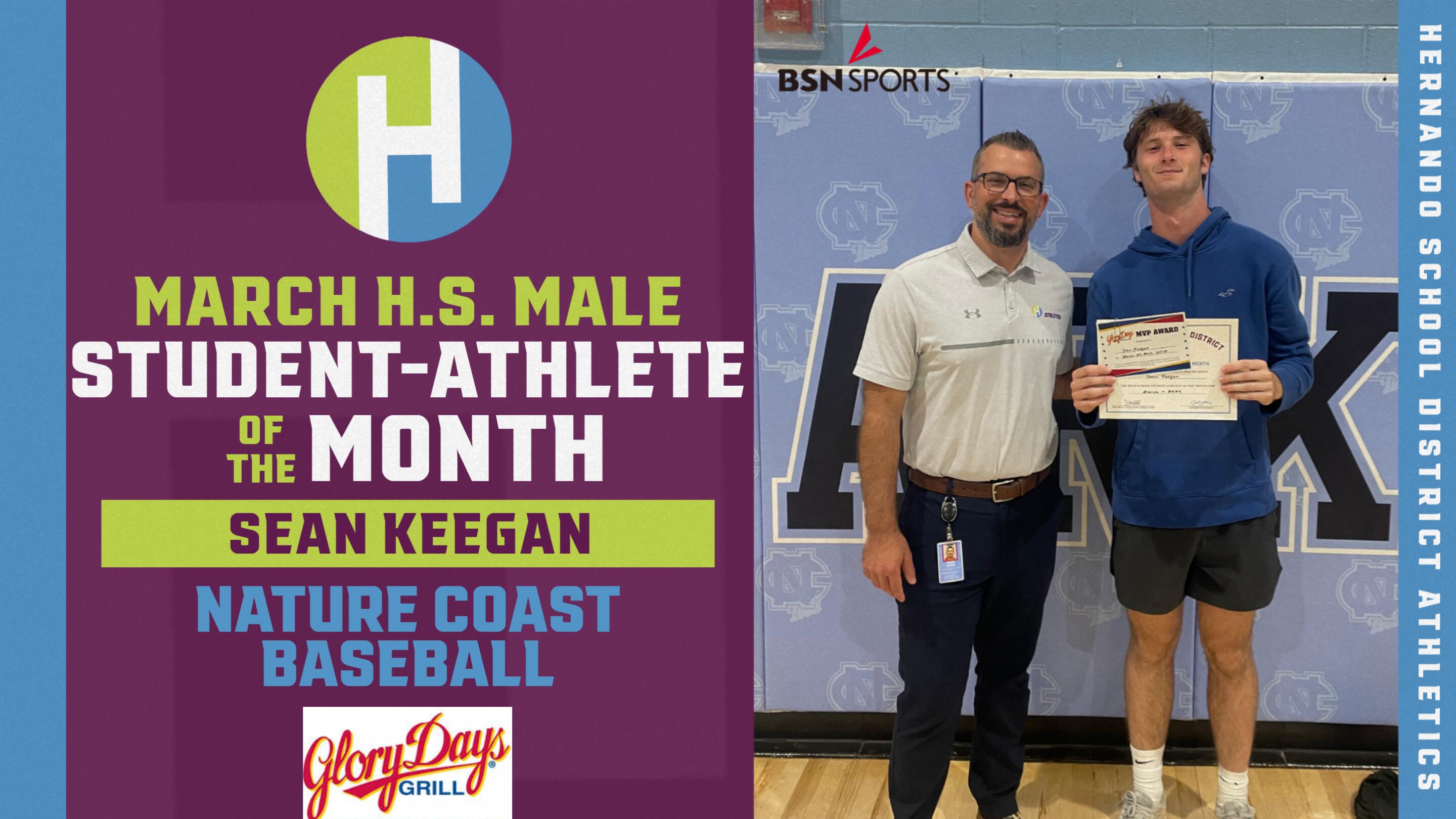 March HS Male Student-Athlete of the Month